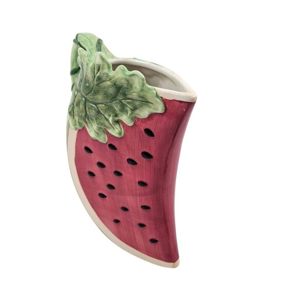 Valerie Cumberland Watermelon Pitcher Hand Painted Fruit Kitchen Decor Summer - Picture 5 of 11